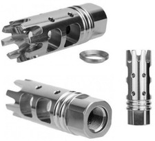 .17 HMR Stainless Steel Muzzle Brake Compensator 1/2-28 TPI 17HMR 17 HMR Muzzle