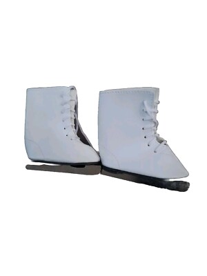 American Girl Doll Fancy Ice Skates White for 18'' Doll Never Played With