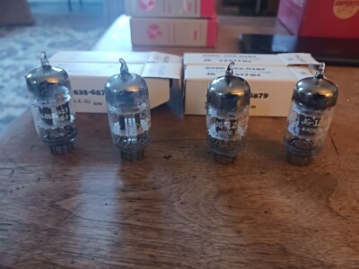 12at7 WA NOS/NIB Mil. Spec. 1959 GE Triple Mica~2 Tubes For The Listed Price
