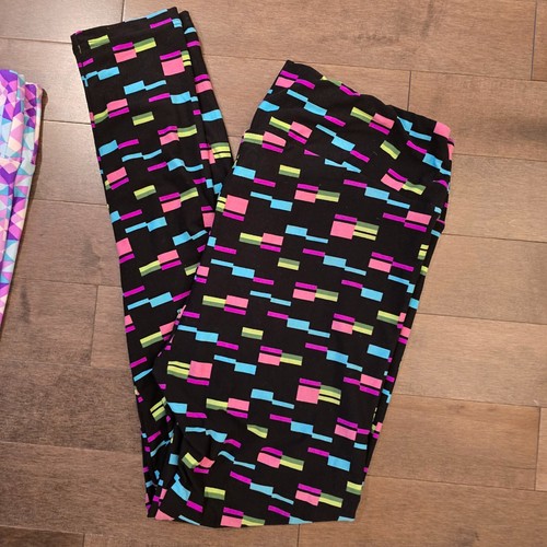 LuLaRoe Leggings Bundle – 5 Pack Lot – Tall & Curvy TC Purple Colorful Patterns - Bild 8 von 18