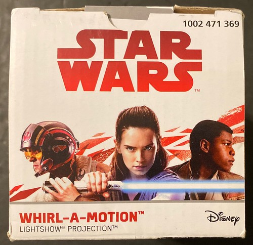 New STAR WARS THE LAST JEDI WHIRL A MOTION PROJECTOR LIGHT Christmas Holiday - Picture 7 of 8