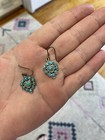 Тurquoise earrings vintage — photo 1