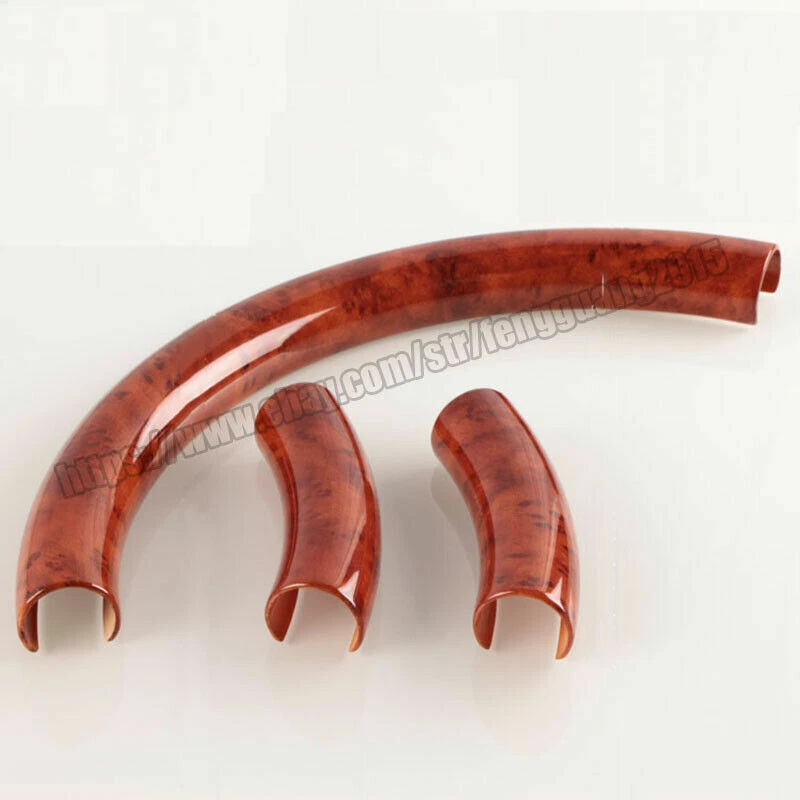 Wood grain Interior Steering Wheel Cover For Toyota Land Cruiser LC100 1998-2007 - Image 3 of 4