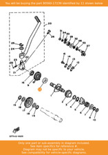 YAMAHA Spacer, 90560-17239 OEM XT350 TT250 XT250 TT350