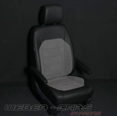 VW T6 T6.1 Multivan HIGHLINE Siège Avant Droit Bi-Color Cuir Alcantara - Photo 1/4