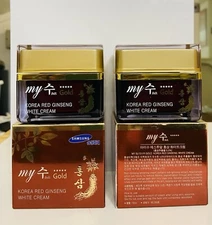 MY SU GOLD Korea Red Ginseng Aqua Wrinkle & Whitening Cream 50ml X 2pcs