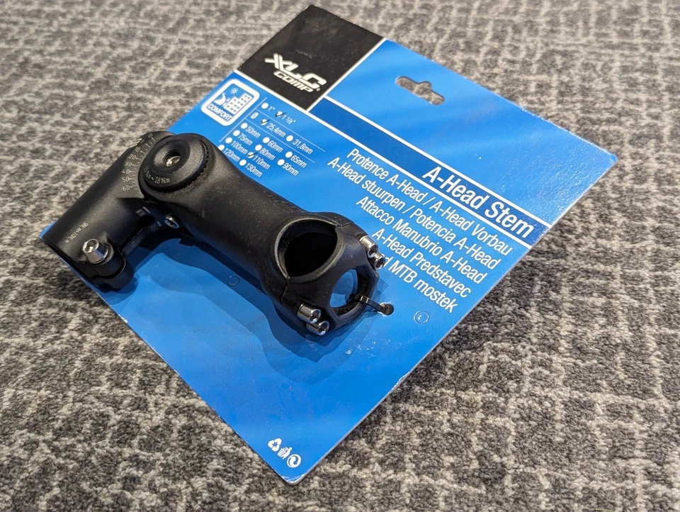 XLC Comp A Head Stem 110mm 25.4mm 1 1/8" Lightweight Road Bike Comfort Aluminium - Image 2 of 4