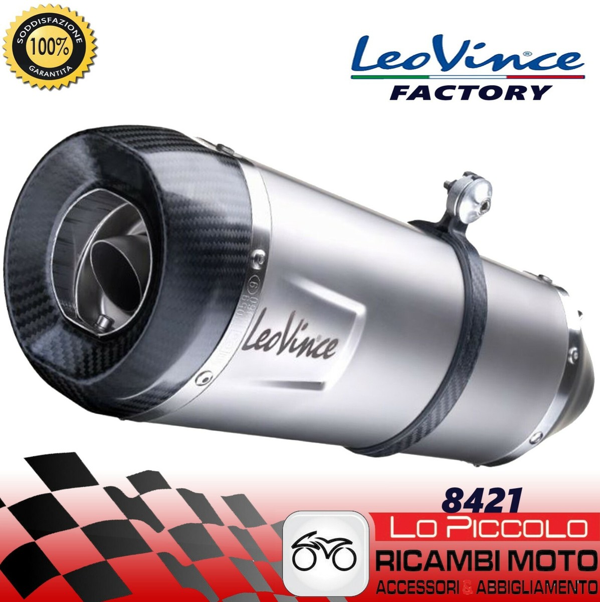 ユウ Kawasaki ZX-10R Ninja 2011 2015 LeoVince Factory Exhaust 8421