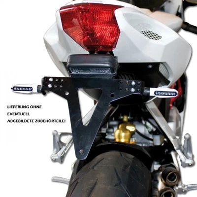 Zieger Soporte Matrícula Trasero MV Agusta F3 800 Ajustable, Negro Mate, Acero - Imagen 1 de 4