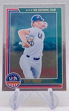 2022 USA Stars & Stripes Cade Fisher Silver Foil Parallel #54 - Florida Gators