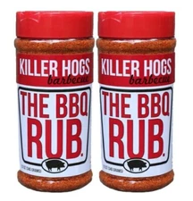 Killer Hogs The BBQ Rub | Grill Seasoning for Beef, Steak, Burgers, Pack of 2
