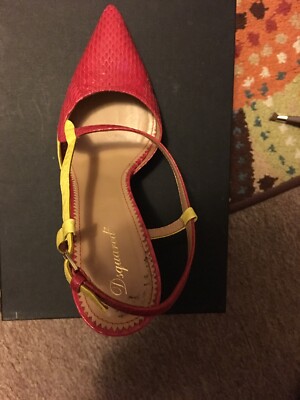 $1325.00 Dsquared2 G302 Ayers Rosso 38(US Women s 8)M