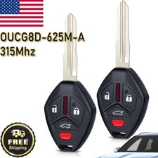 2x For 2008-2015 Mitsubishi Lancer Remote Head Key 4button Fcc Id Oucg8d-625m-a 2x For 2008-2015 Mitsubishi Lancer Remote Head Key 4button Fcc Id Oucg8d-625m-a