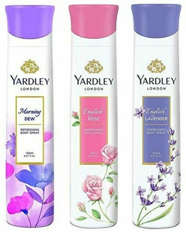 Yardley body spray deals