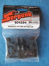 GENUINE SERPENT 804294 WISHBONE 747 REAR LOWER HARD 2 NIP