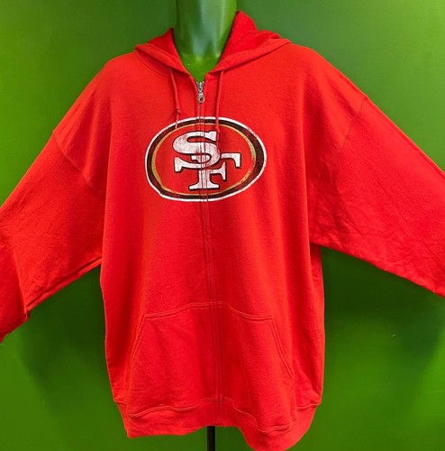 NFL San Francisco 49ers Hands High Full Zip Hoodie Jacket Men's 2X-Large - Picture 2 of 7