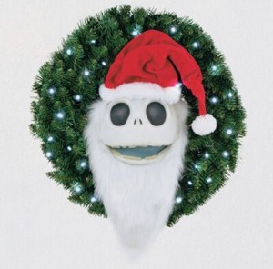 Hallmark 2022 Animated Jack Skellington Wreath Nightmare Before Christmas NIB 