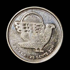 Canada Quarter Legendary Nature Series Peregrine Falcon