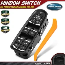 Front Left Power Window Switch for Porsche Cayenne 11-14 Panamera 10-15 Macan