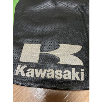 Rare] KUSHITANI KAWASAKI NINJA Punch Leather Riders Jacket size:XL