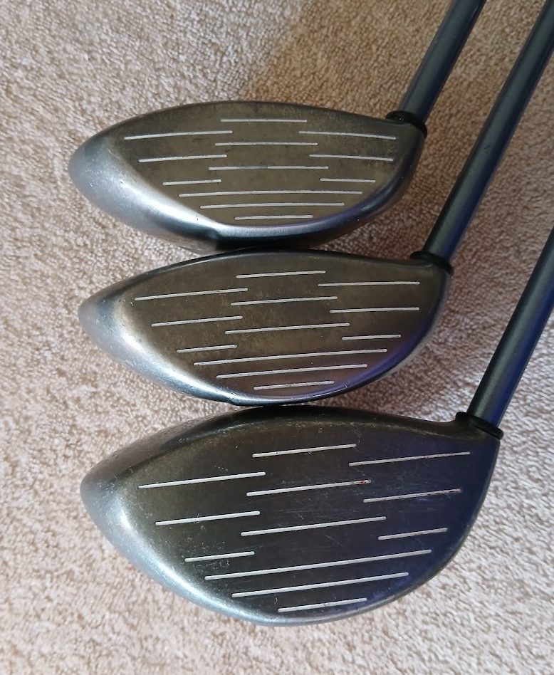 TZ GOLF - Callaway Great Big Bertha Hawkeye 9*, 3 & 4 Woods, SET