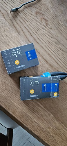 Tubo bicicletta Schwalbe 16+18 pollici valvola flash 28-349/37-349 DV4