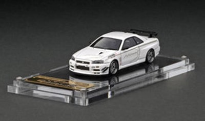 ignition model IG2721 1/64 Nissan Skyline GT-R Mine's White Model Car From Japan