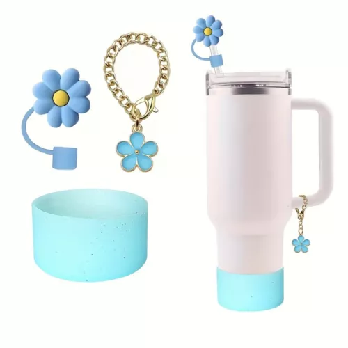 Set 8 pezzi accessori decorazione per Stanley Cup 40 30 oz bicchiere isolato tazza da viaggio - Foto 13 di 14