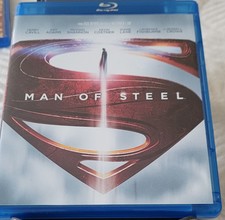 Man of Steel Blu-ray DVD Special Features Disc 3-Disc Set 2013 Henry Cavill