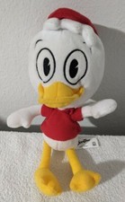 Disney Store DuckTales Huey 10  Stuffed Plush Toy Stitched Eyes Red Shirt  Hat