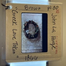 John La Farge “Greek Love Token” 35mm Slide Art Keychain 69