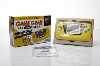 ゲームギア イエロー SEGA Sega Game Gear Yellow Console