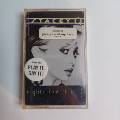 Stacy Q Nights Like This Promo Cassette Tape New In Shrink RARE Hype Sticker