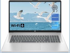 HP Premium 17.3" Touchscreen Laptop, 8-Cores Intel Core i3-N305, 16GB RAM, 128GB