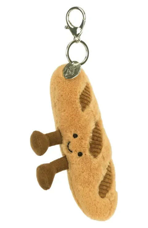 Jellycat Amuseables BAGUETTE Bag Charm in-hand Authentic US Seller foodie