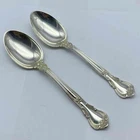 Gorham Chantilly Sterling Silver Teaspoon Set 2 Piece Vintage 5.75"