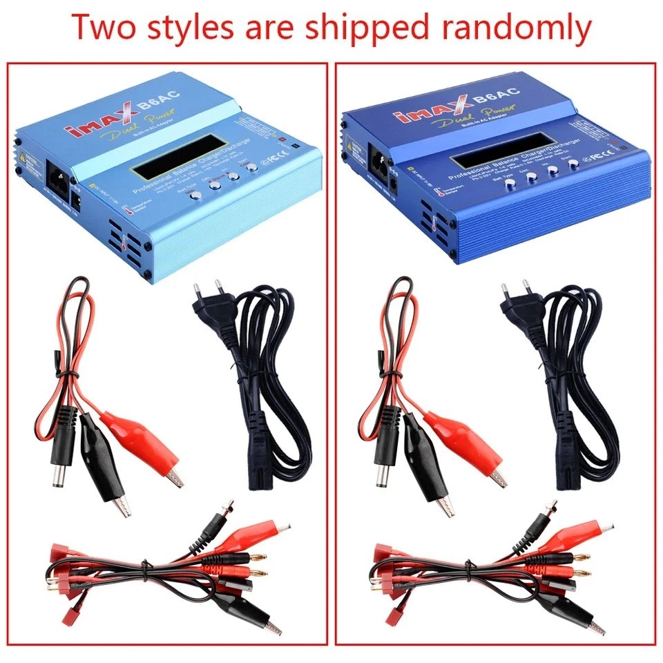 IMAX B6AC LCD-Bildschirm Digital RC Lipo NiMh Akku Balance Ladegerät Lader DE - Bild 4 von 4