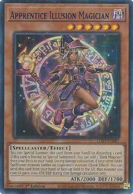 YUGIOH: 1X Apprentice Illusion Magician (Blue) LDS3-EN087 Ultra Rare NM
