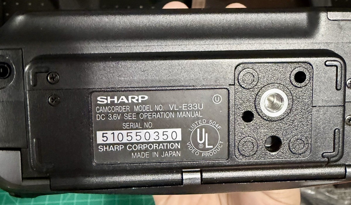 Sharp VL-E33U Mini DV Camcorder for sale online | eBay