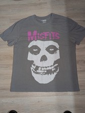 Misfits Hybrid Moment Mineral Wash Gray Punk Rock Tee XL