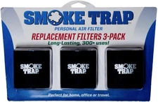 Smoke Trap 2.0 - Replacement Filters for Personal Air Filter - 3 Pack - Smoke