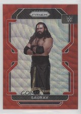 2022 Panini Prizm WWE Ruby Wave Prizm Saurav #103 dq2