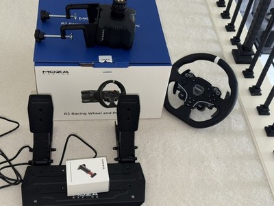Moza R3 PC Direct Drive Bundle with Brake pedal upgrade kit 