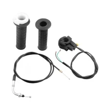 Throttle Cable Twist Handle Grip Assembly, 7/8" 22mm Motorized Bicycle 