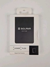 LEDGER Etui de Protection Magnet Folio Solena Edition pour Ledger Flex Noir