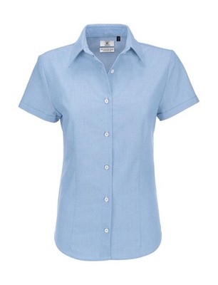 10er Pack Damen SSL Oxford Bluse B&C 60°C waschbar tailliert Easy Care Fair Wear