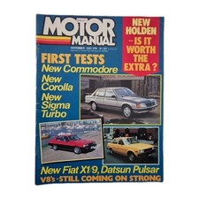 Motor Manual - Vintage Australian Automotive Magazine November 1981 Holden Ford