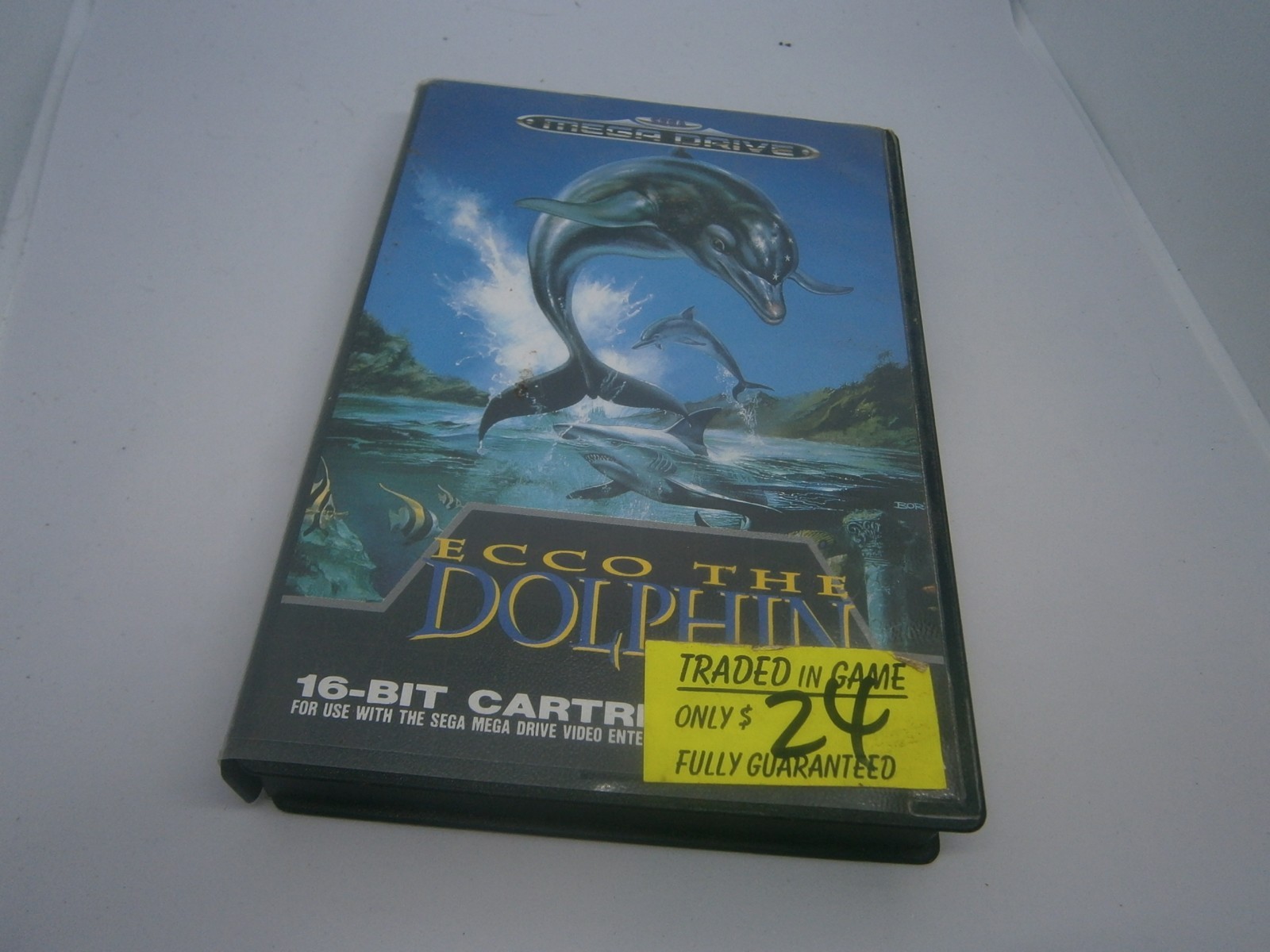 Ecco The Dolphin (Sega Mega Drive) – Complete with MANUAL in Box -FREE POST