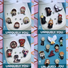 Handmade shoe charms set 5 - 10 pack Harry Potter Voldemort Ron Hermione