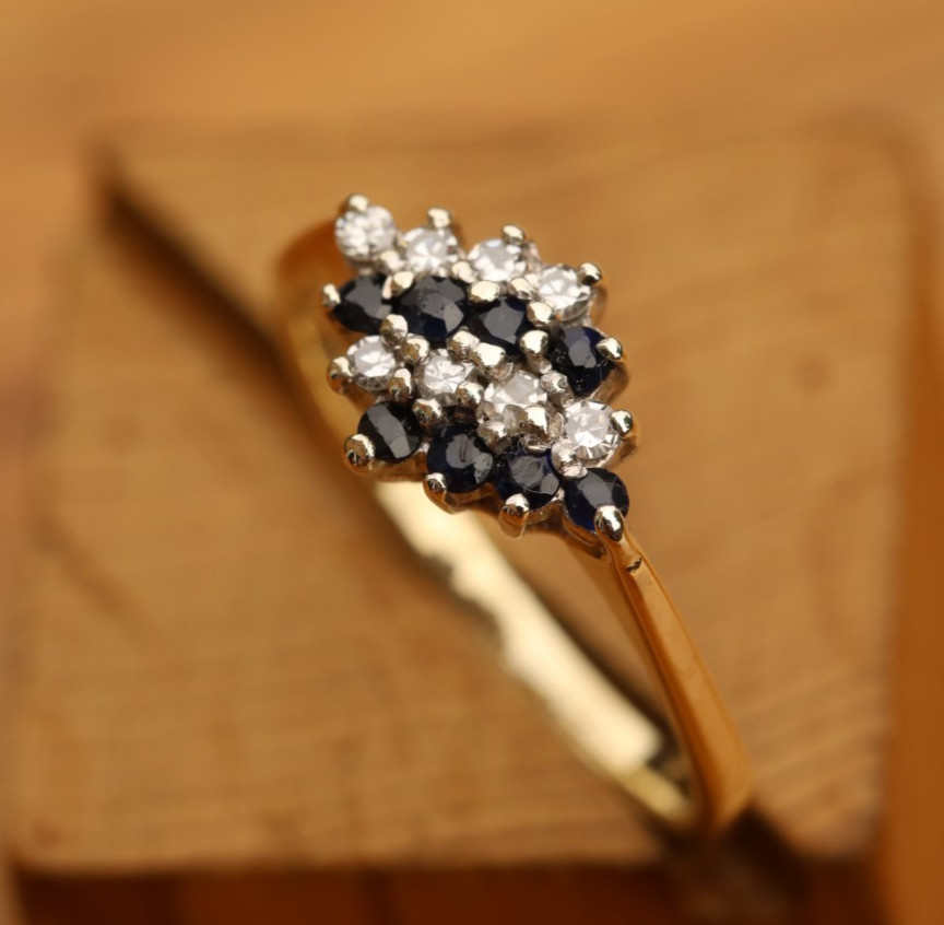 Sapphire & Diamond Ring